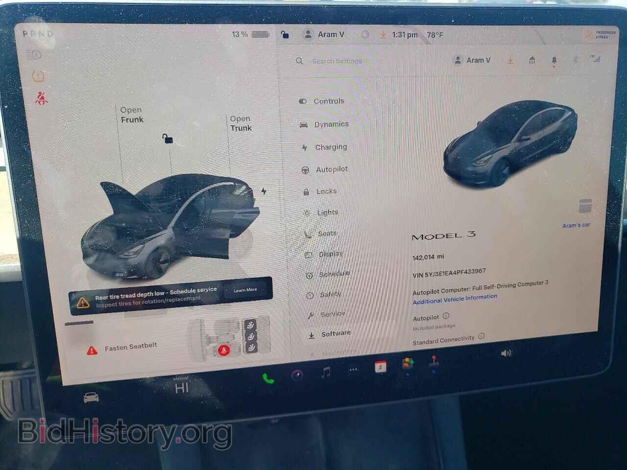2023 TESLA MODEL 3 - VIN: 5YJ3E1EA4PF433967 - Фото 9