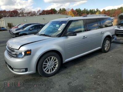 2018 Ford FLEX SEL, silver — VIN 2FMHK6C88JBA06075, Copart