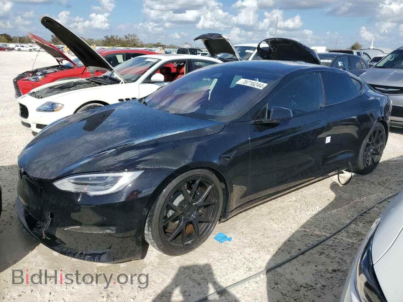 Photo 5YJSA1E65NF458683 - TESLA MODEL S 2022