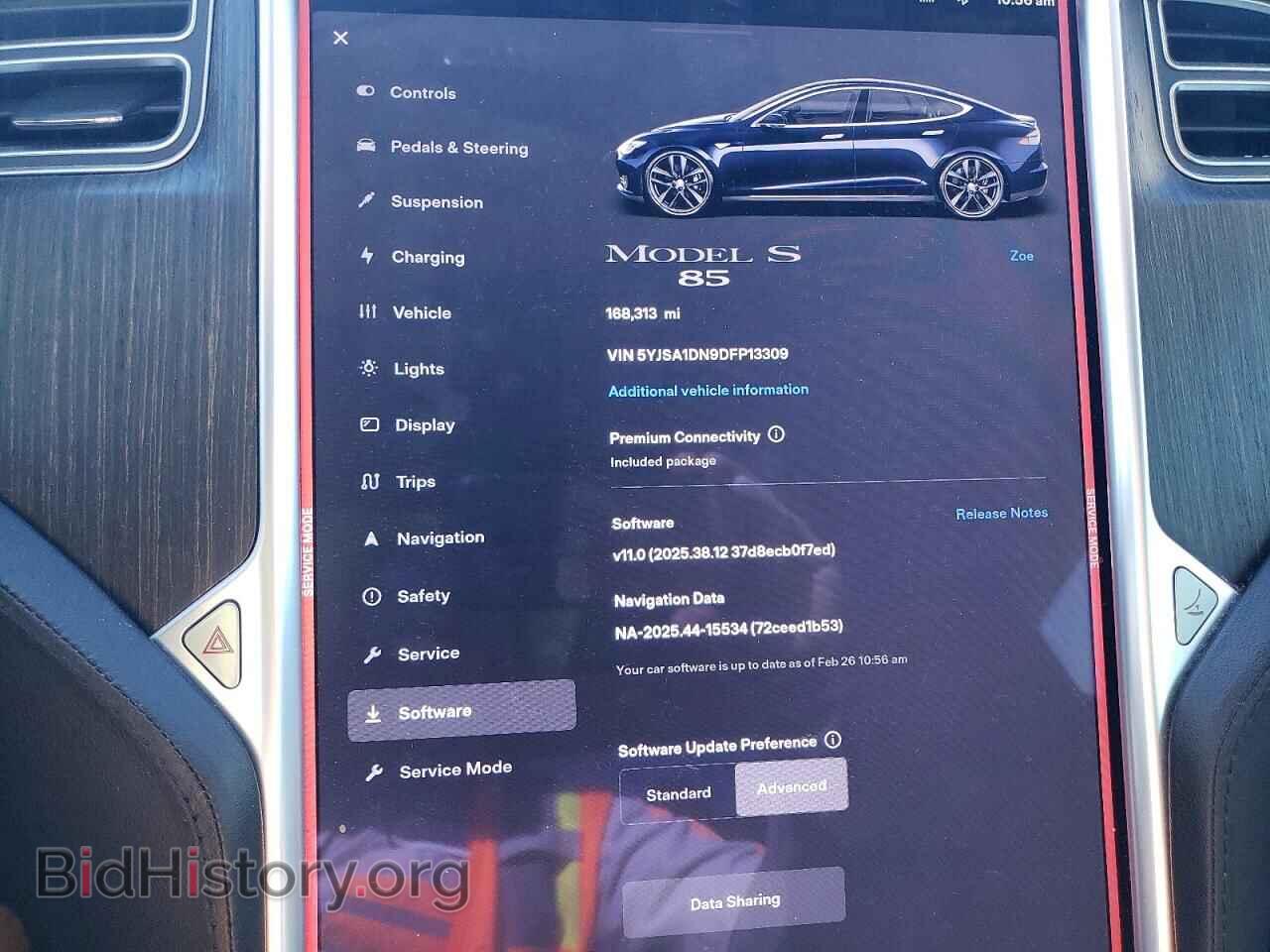 2013 TESLA MODEL S - VIN: 5YJSA1DN9DFP13309 - Photo 9