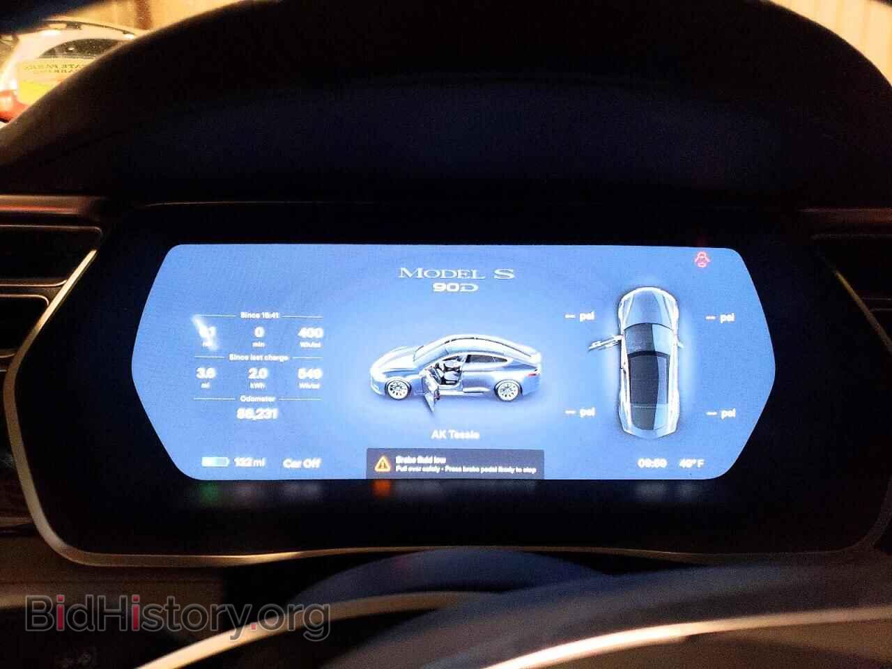 2016 TESLA MODEL S - VIN: 5YJSA1E27GF144887 - Фото 9