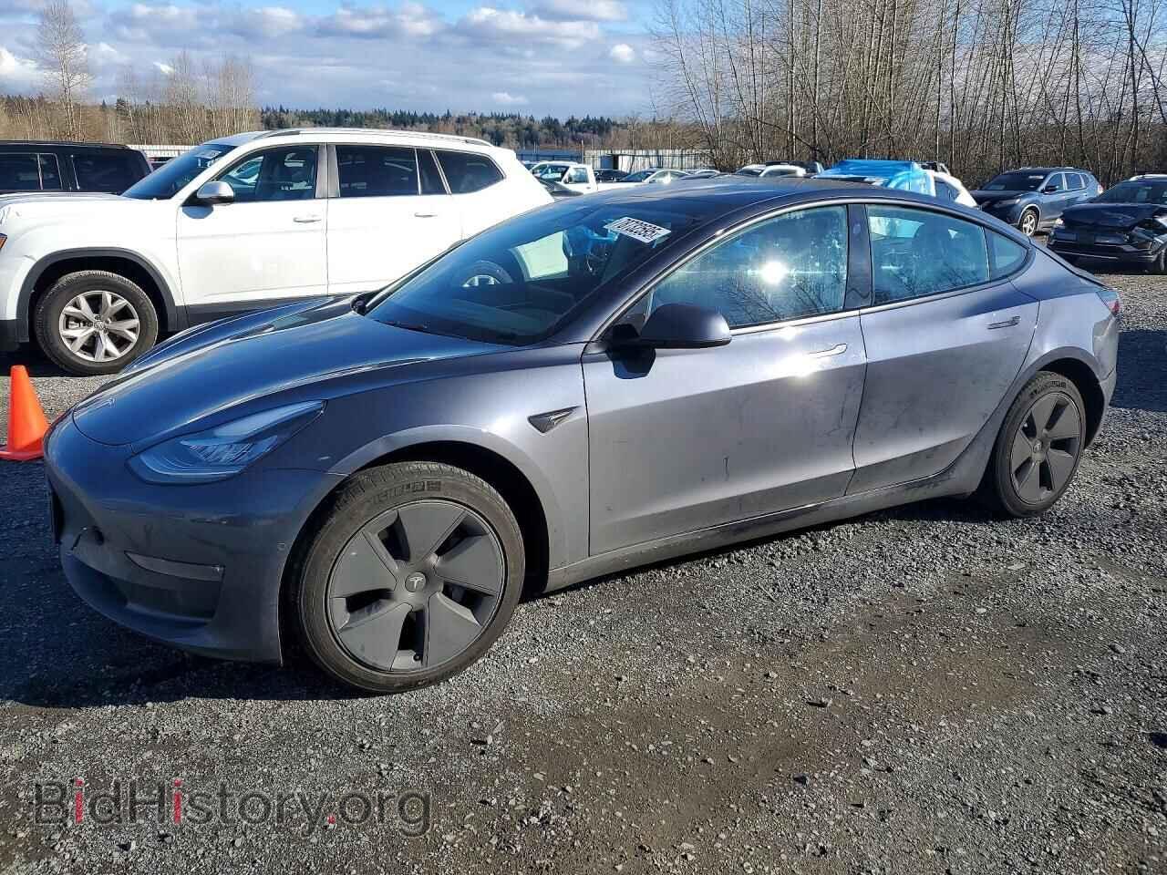 Photo 5YJ3E1EB9NF242583 - TESLA MODEL 3 2022