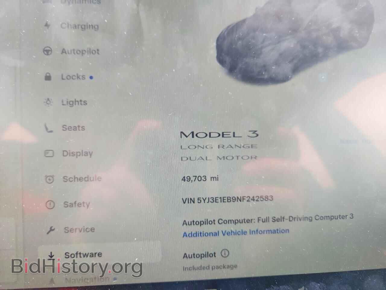 2022 TESLA MODEL 3 - VIN: 5YJ3E1EB9NF242583 - Фото 9