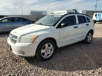 2007 Dodge CALIBER SXT, white — VIN 1B3HB48B07D314360, Copart