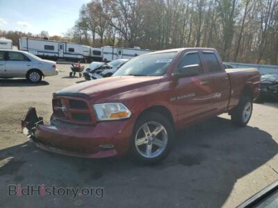 2012 Dodge RAM 1500 ST, red — VIN 1C6RD7FT8CS282734, Copart