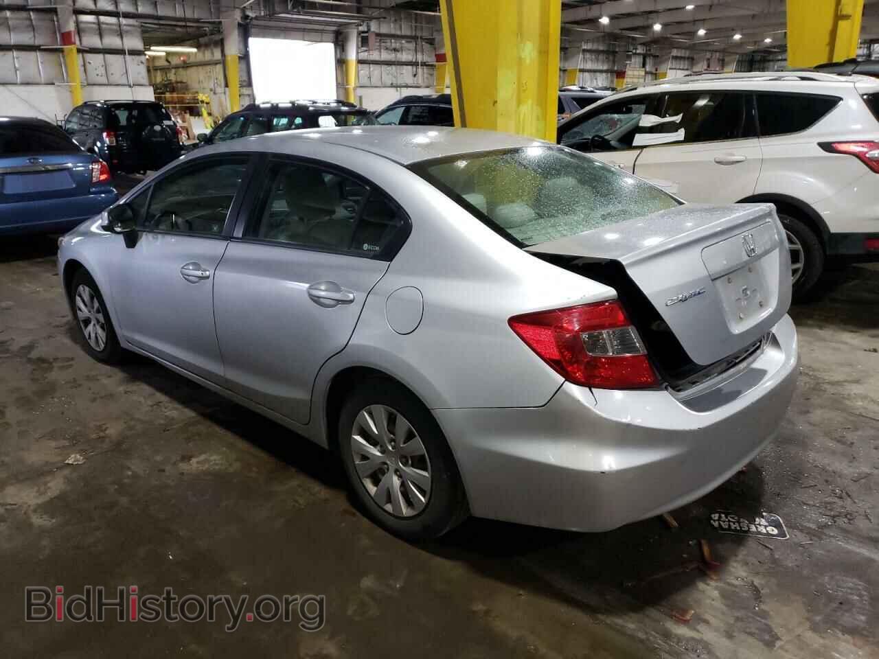 2012 HONDA CIVIC - VIN: 2HGFB2F5XCH593919 - Фото 2