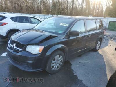 2016 Dodge CARAVAN SE, black — VIN 2C4RDGBG7GR100241, Copart