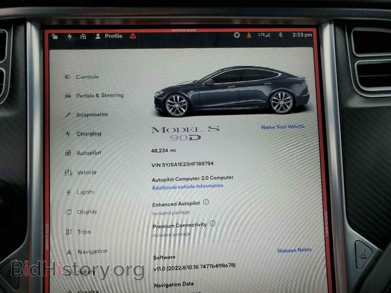 2017 TESLA MODEL S - VIN: 5YJSA1E23HF189794 - Photo 9