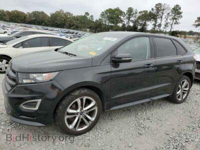2015 Ford EDGE Sport, черный — VIN 2FMTK4AP1FBB82322, Copart