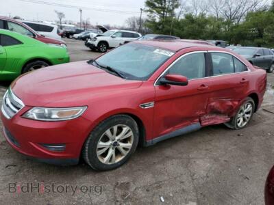 2011 Ford TAURUS SEL, красный — VIN 1FAHP2EW2BG140798, Copart