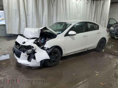 2012 Mazda 3 I, белый — VIN JM1BL1V87C1563162, Copart