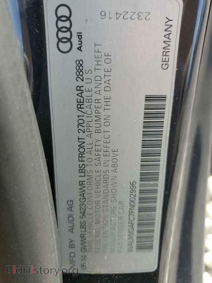 2015 AUDI A7 - VIN: WAUWGAFC7FN002995 - Photo 13