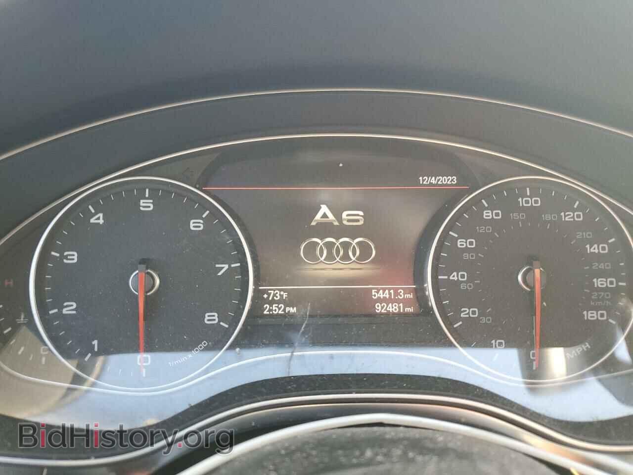 2013 AUDI A6 - VIN: WAUGGAFC3DN077453 - Фото 9