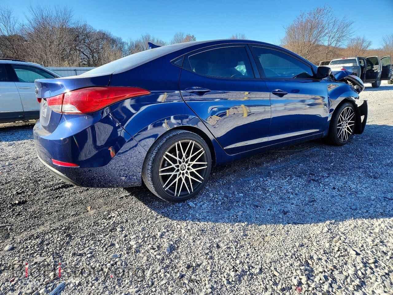 2013 HYUNDAI ELANTRA - VIN: KMHDH4AE1DU870166 - Фото 3