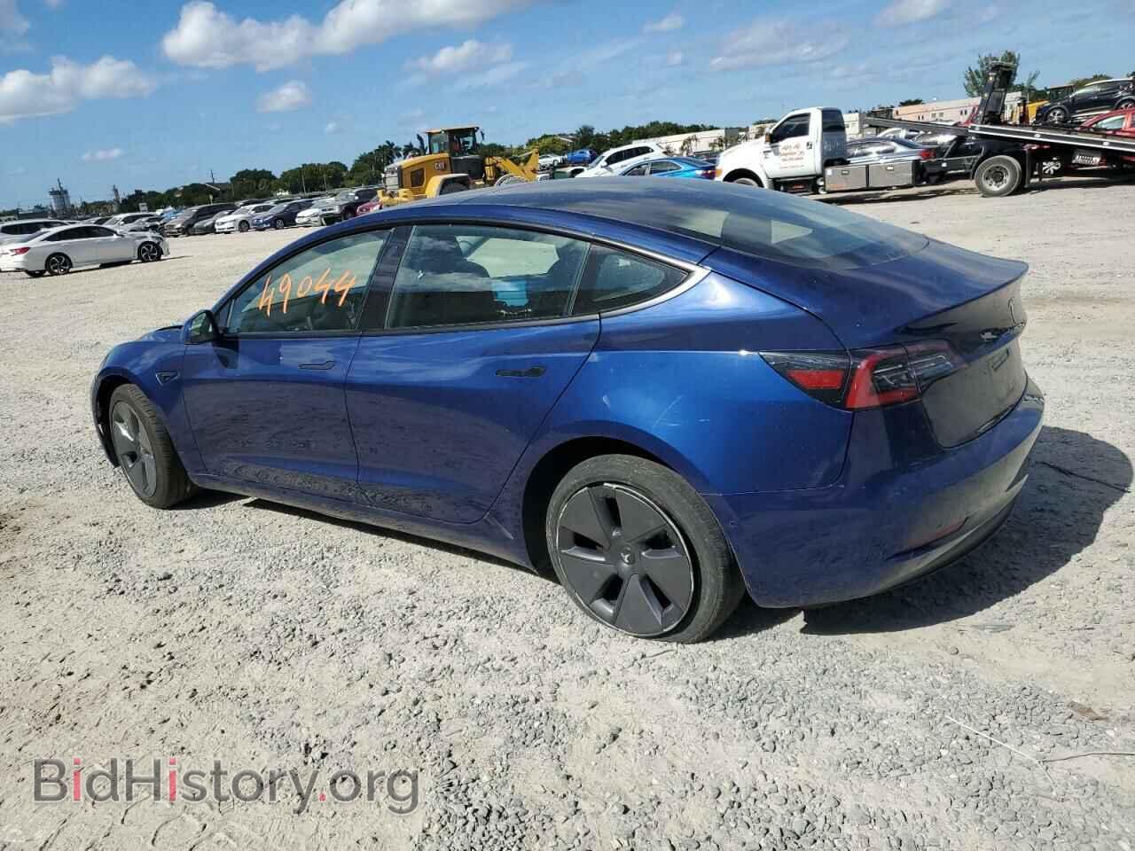 2022 TESLA MODEL 3 - VIN: 5YJ3E1EA6NF186657 - Фото 2