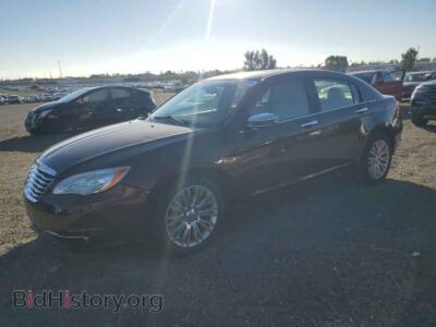 2012 Chrysler 200 Limited, коричневый — VIN 1C3CCBCG0CN169696, Copart