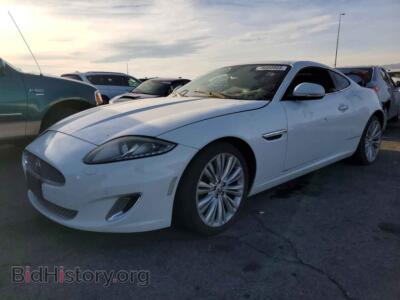 2012 Jaguar XK, белый — VIN SAJWA4FB4CLB44973, Copart