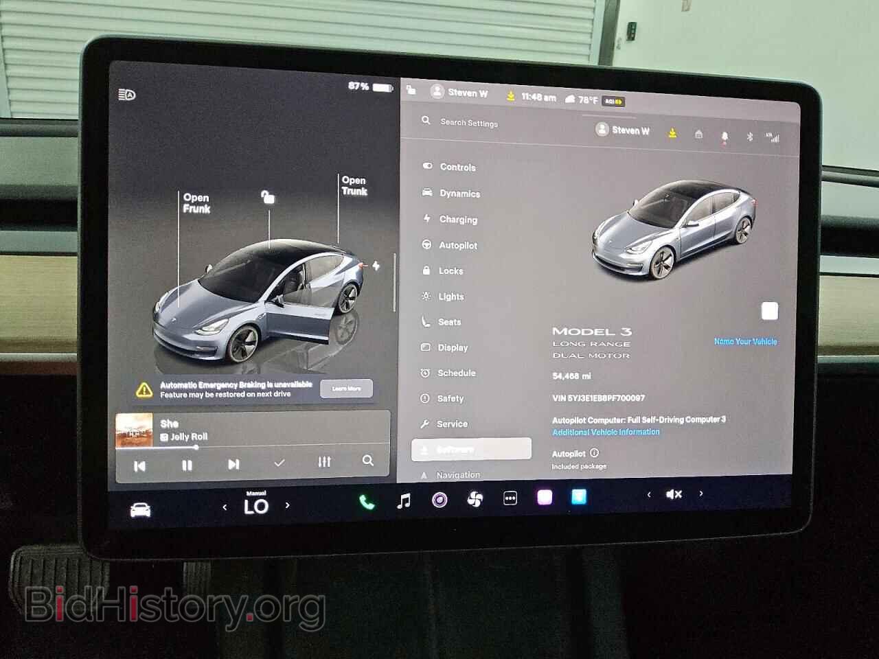 2023 TESLA MODEL 3 - VIN: 5YJ3E1EB8PF700097 - Фото 9