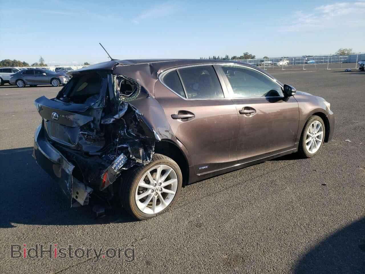 2012 LEXUS CT 200 - VIN: JTHKD5BH9C2108623 - Фото 3