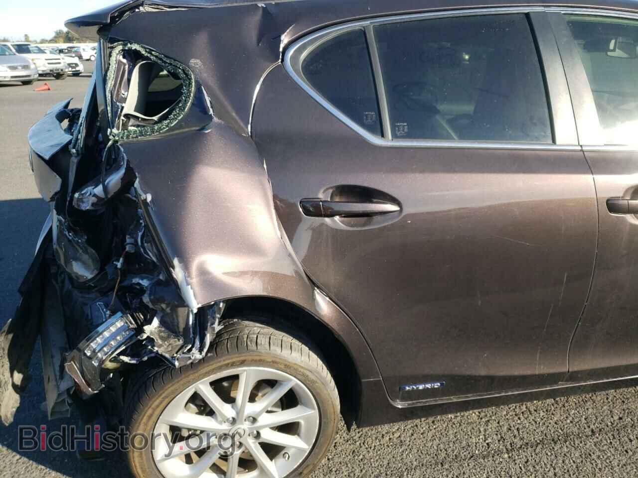 2012 LEXUS CT 200 - VIN: JTHKD5BH9C2108623 - Фото 10