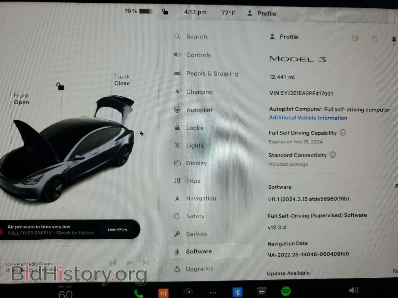 2023 TESLA MODEL 3 - VIN: 5YJ3E1EA2PF417931 - Фото 9