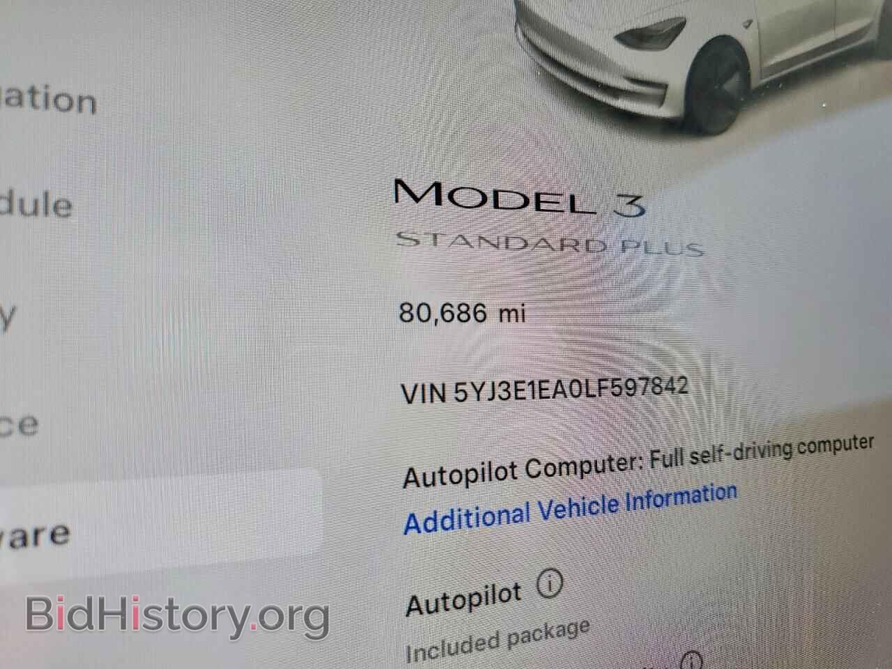 2020 TESLA MODEL 3 - VIN: 5YJ3E1EA0LF597842 - Photo 9