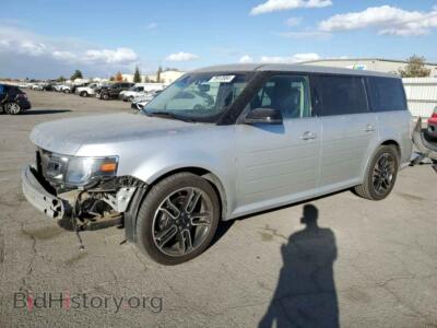 2014 Ford FLEX SEL, серебристый — VIN 2FMGK5C83EBD32880, Copart