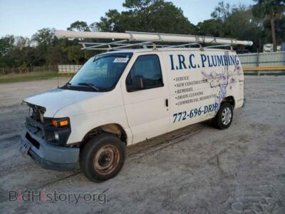2013 Ford ALL MODELS E150 Van, white — VIN 1FTNE1EW2DDA01157, Copart