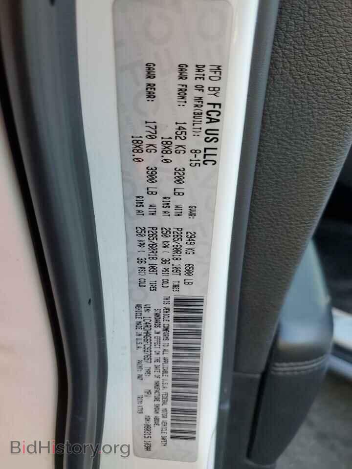 2015 DODGE DURANGO - VIN: 1C4RDHAG6FC937657 - Фото 12