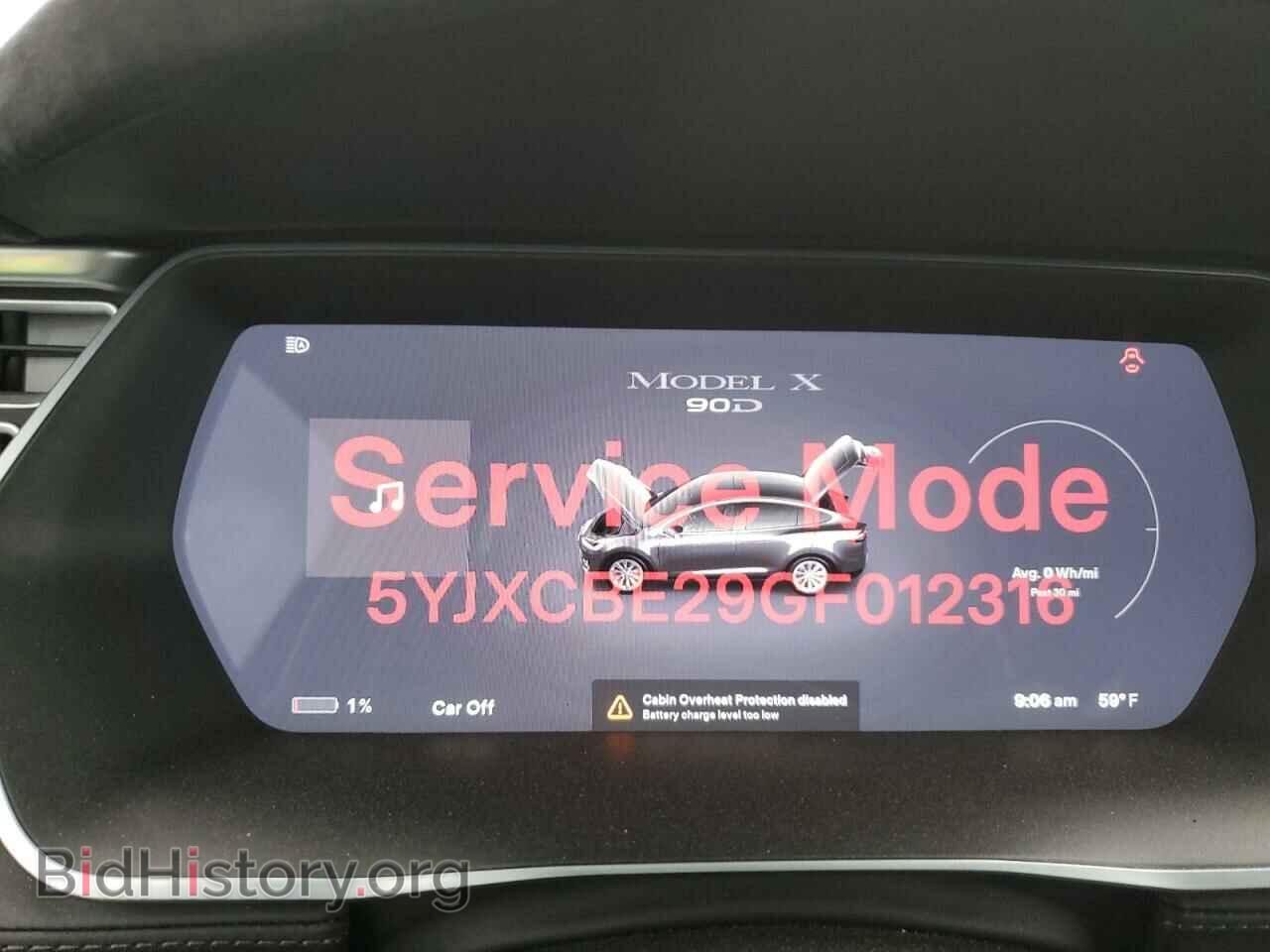 2016 TESLA MODEL X - VIN: 5YJXCBE29GF012316 - Photo 9