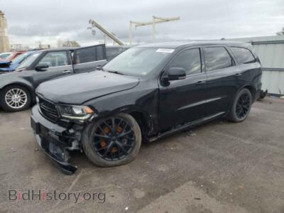 2016 Dodge DURANGO R/T, черный — VIN 1C4SDJCT0GC387540, Copart