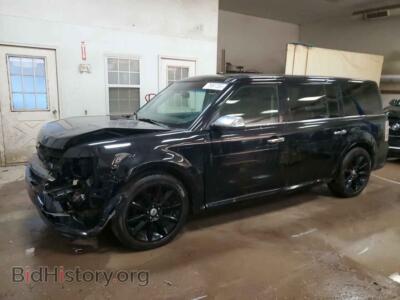2012 Ford FLEX Flex Limit, black — VIN 2FMHK6DT9CBD04270, Copart