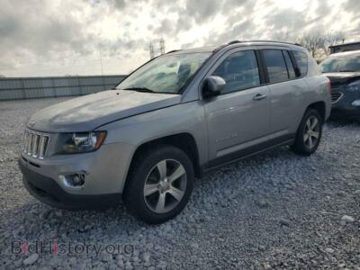 2017 Jeep COMPASS Latitude, серебристый — VIN 1C4NJDEB9HD110232, Copart