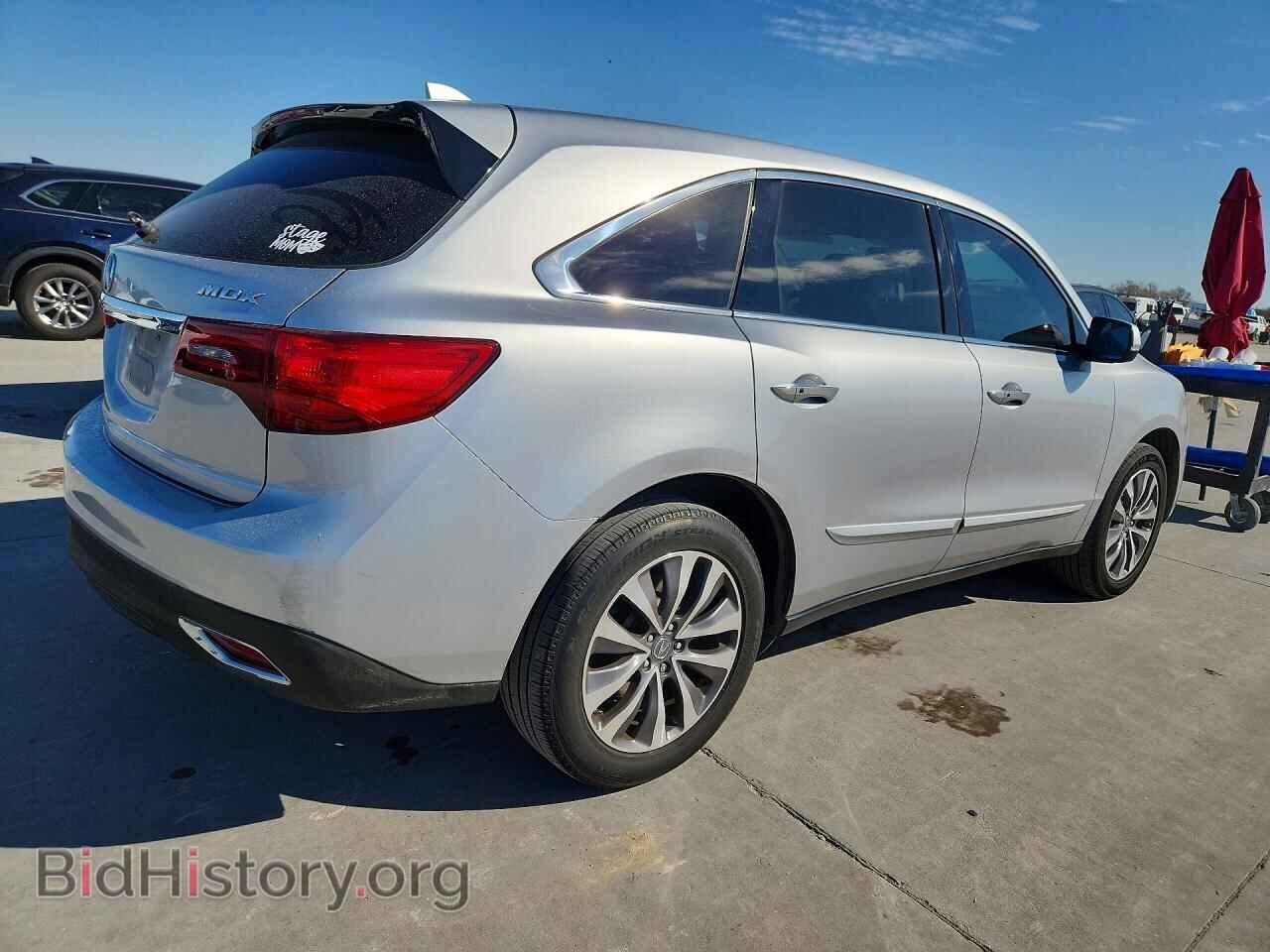 2014 ACURA MDX - VIN: 5FRYD3H40EB014651 - Фото 3