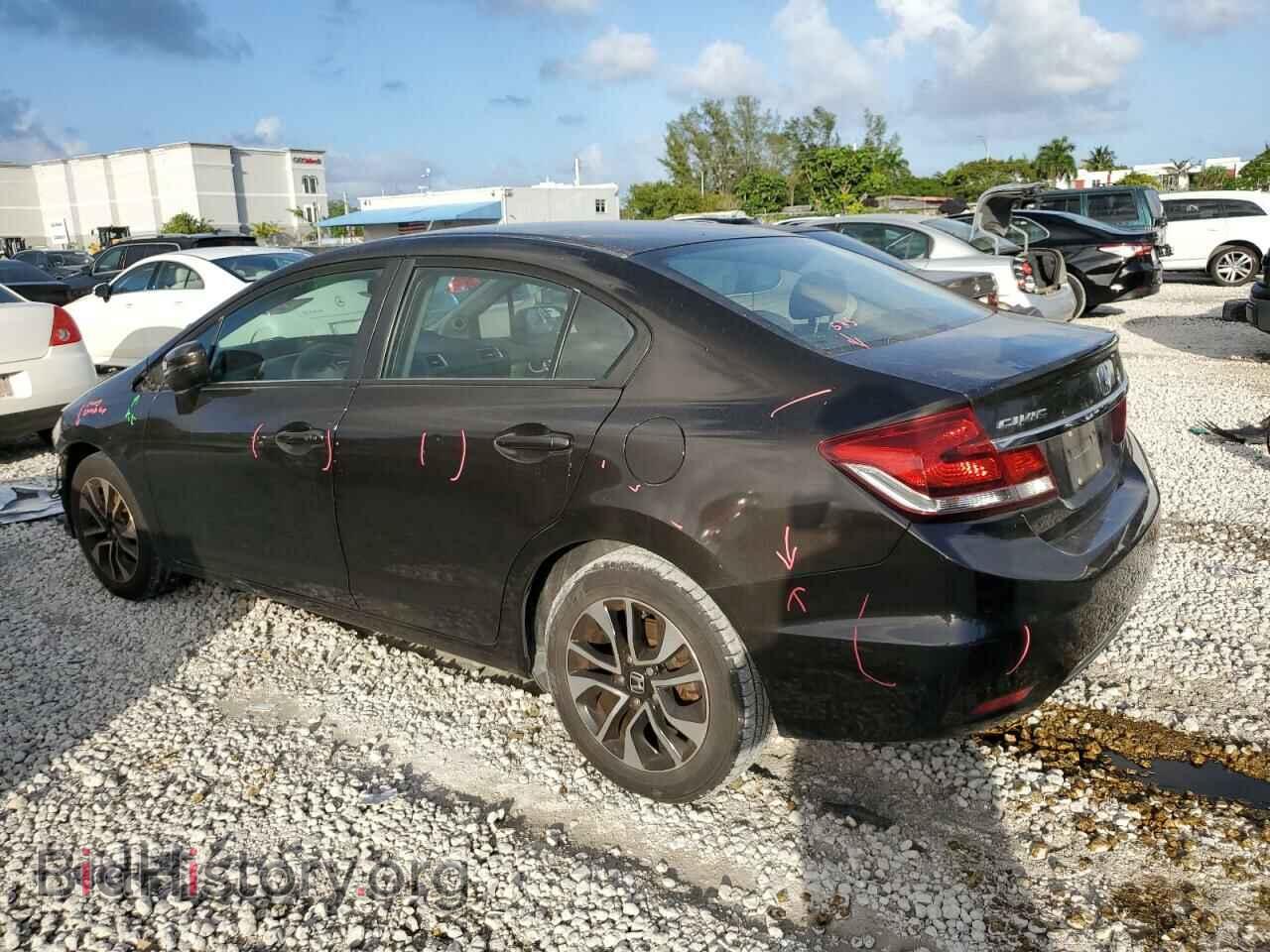 2014 HONDA CIVIC - VIN: 2HGFB2F83EH555607 - Фото 2