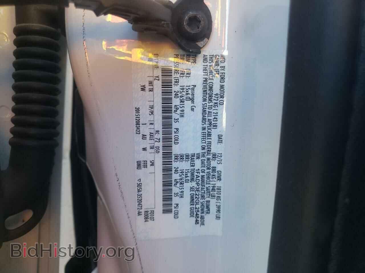2016 FORD FOCUS - VIN: 1FADP3E22GL254848 - Photo 12