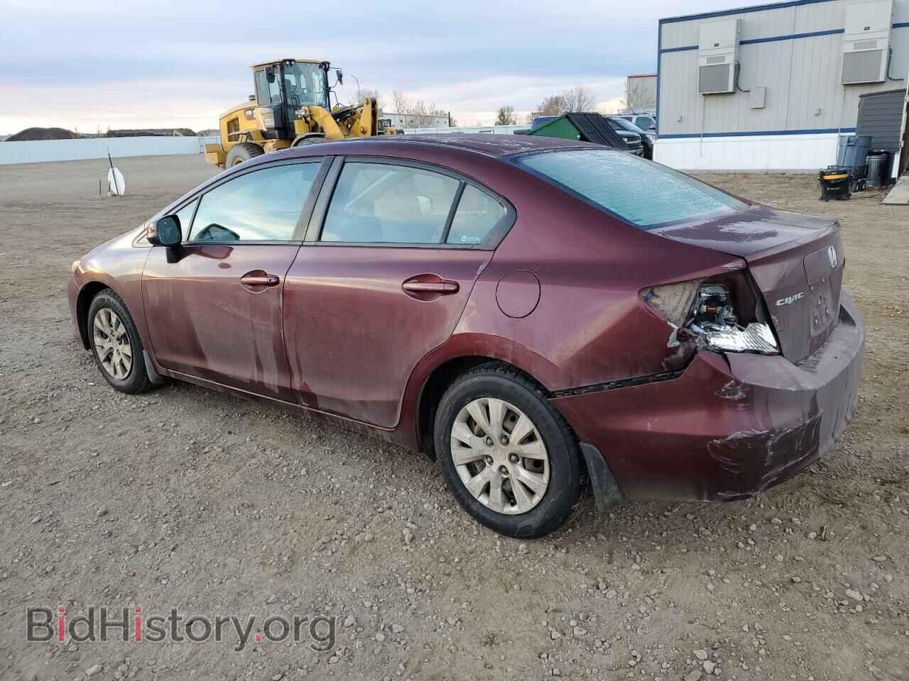 2012 HONDA CIVIC - VIN: 2HGFB2F56CH604589 - Фото 2