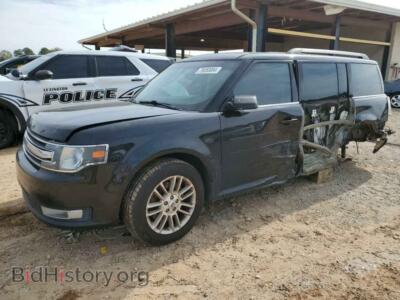 2014 Ford FLEX SEL, черный — VIN 2FMGK5C85EBD23758, Copart
