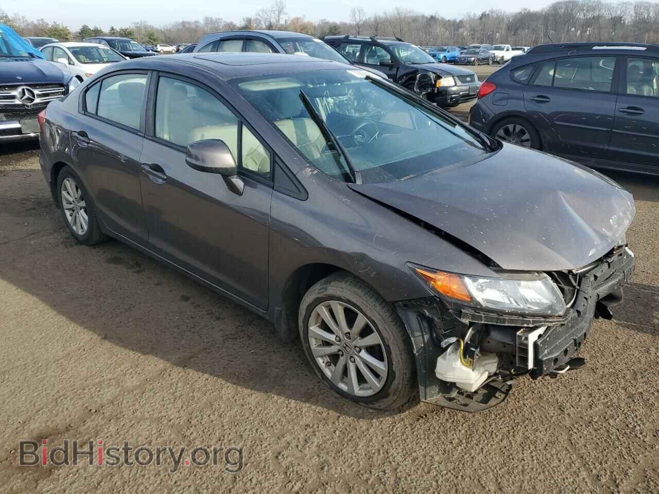 2012 HONDA CIVIC - VIN: 2HGFB2F90CH515586 - Фото 4