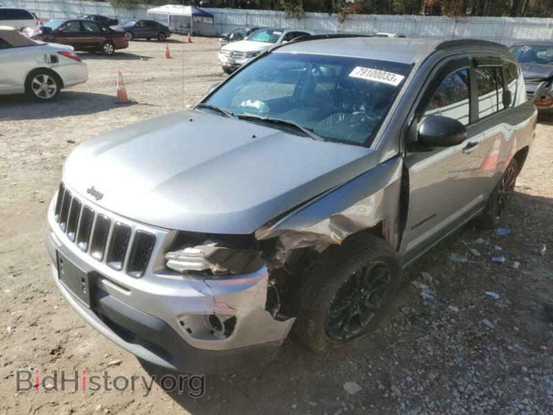 2015 Jeep COMPASS Compass SP (VIN 1C4NJCBA7FD373368) — photo 1 of 13, Copart, damage: front end
