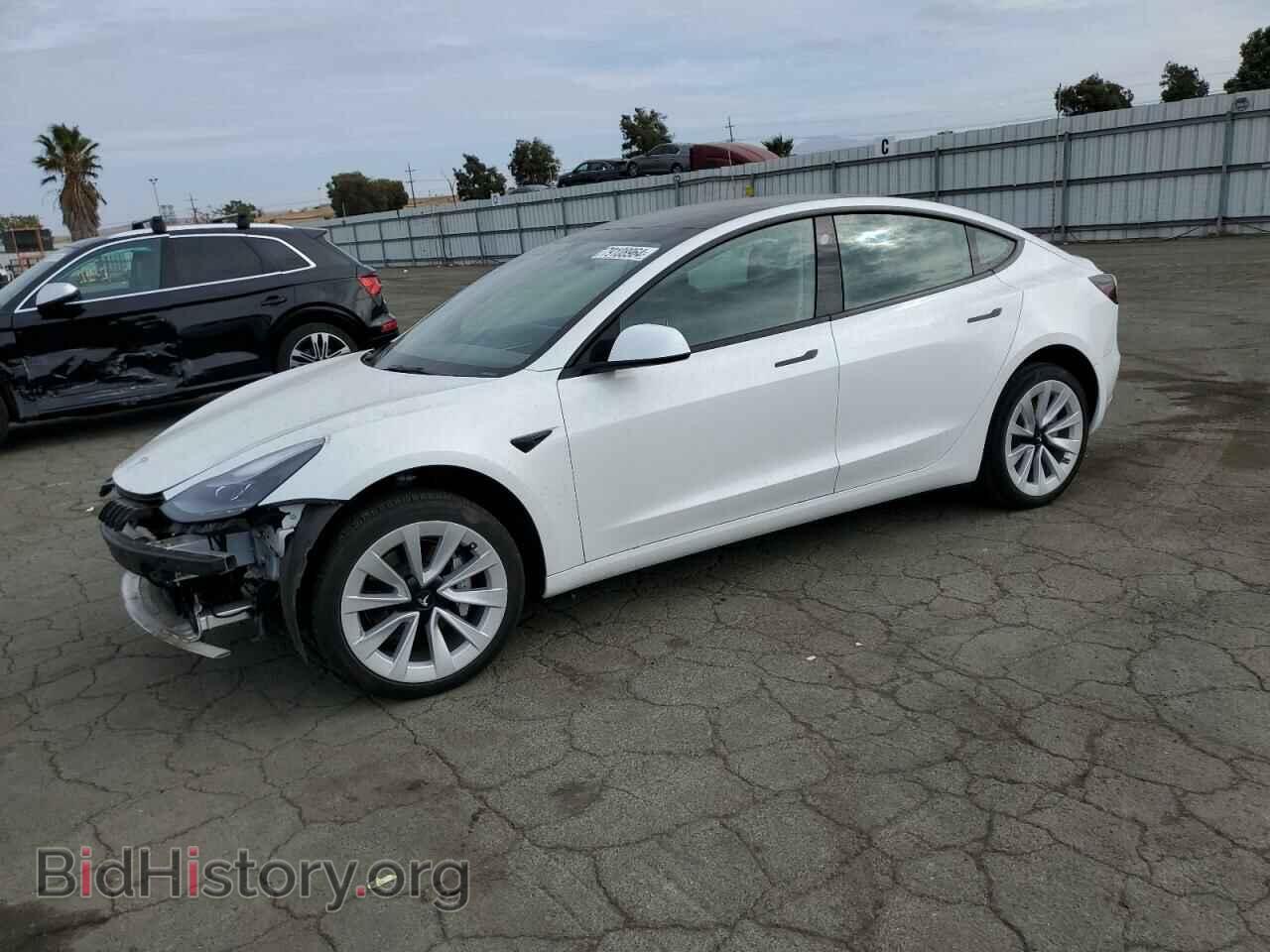 Photo 5YJ3E1EB8NF233891 - TESLA MODEL 3 2022