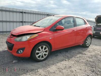 2011 Mazda 2, красный — VIN JM1DE1HZ8B0124659, Copart
