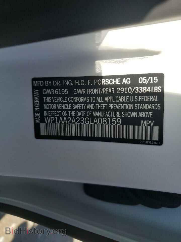 2016 PORSCHE CAYENNE - VIN: WP1AA2A23GLA08159 - Фото 13