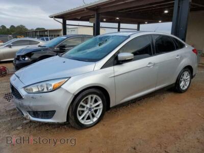 2017 Ford FOCUS SE, silver — VIN 1FADP3F2XHL338058, Copart