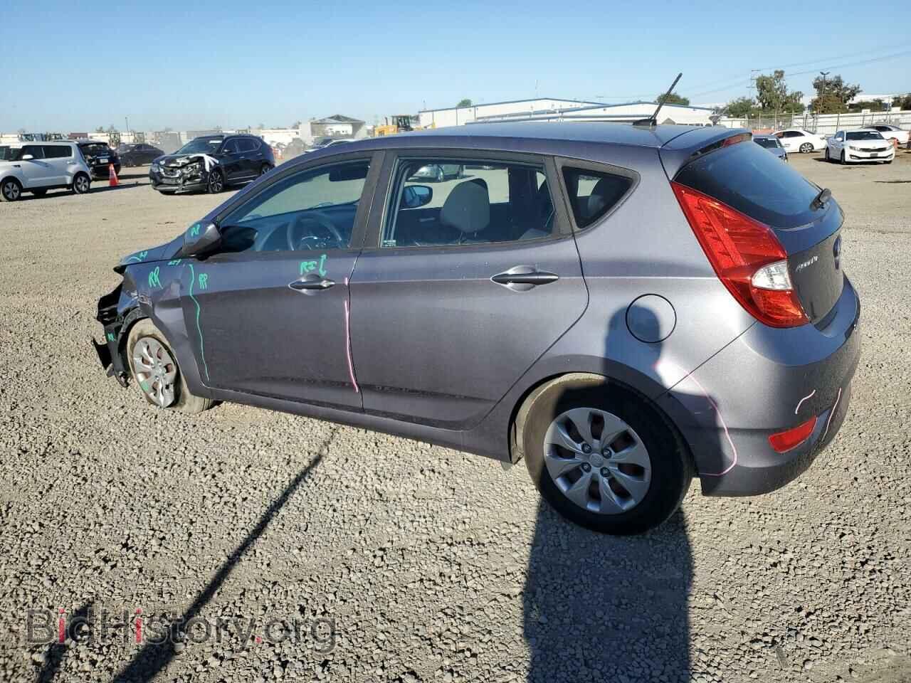 2017 HYUNDAI ACCENT - VIN: KMHCT5AE2HU346756 - Фото 2