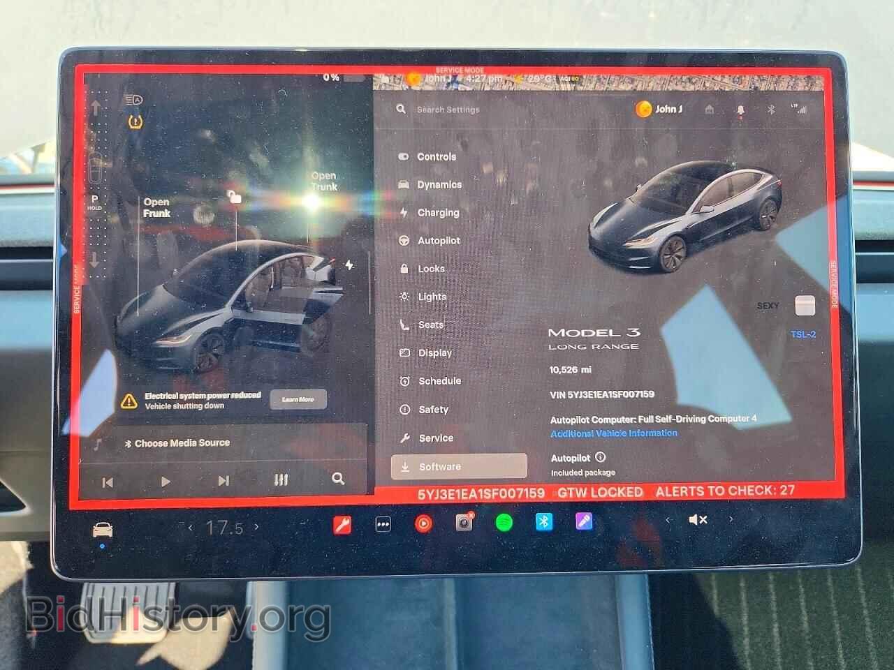 2025 TESLA MODEL 3 - VIN: 5YJ3E1EA1SF007159 - Фото 9