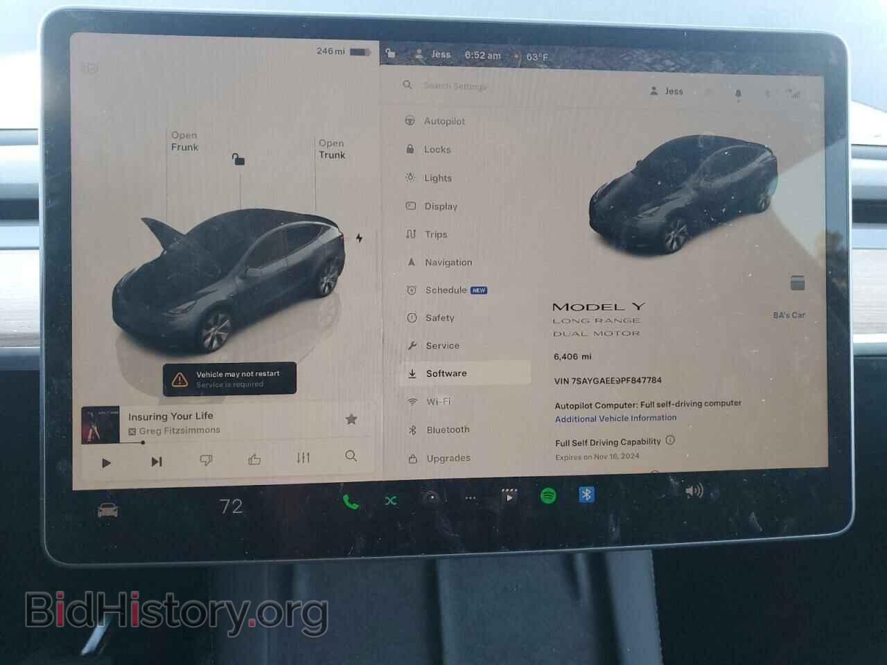 2023 TESLA MODEL Y - VIN: 7SAYGAEE9PF847784 - Фото 9