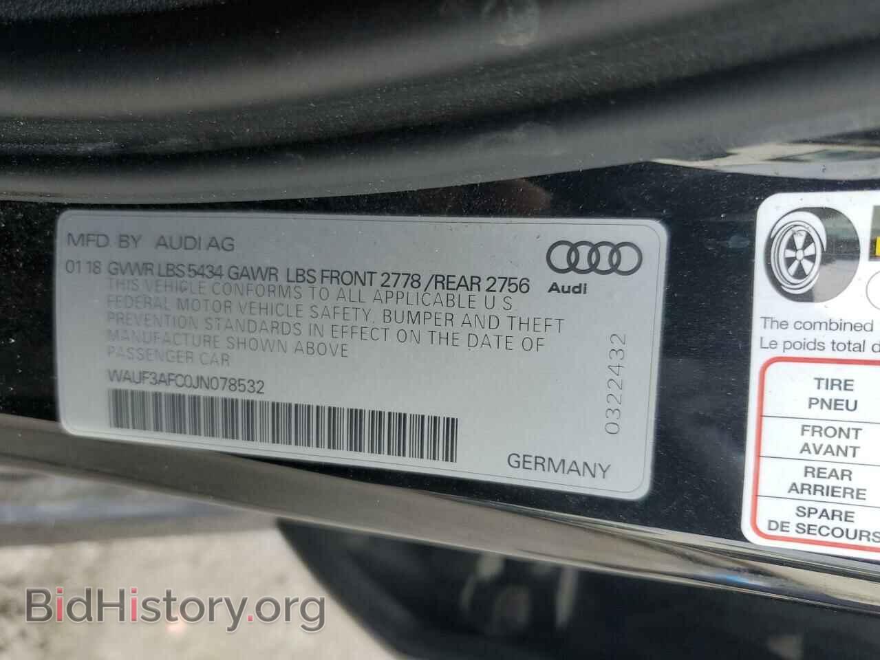 2018 AUDI A6 - VIN: WAUF3AFC0JN078532 - Photo 12