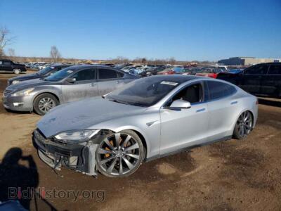 2013 Tesla MODEL S, серебристый — VIN 5YJSA1DP4DFP06866, Copart