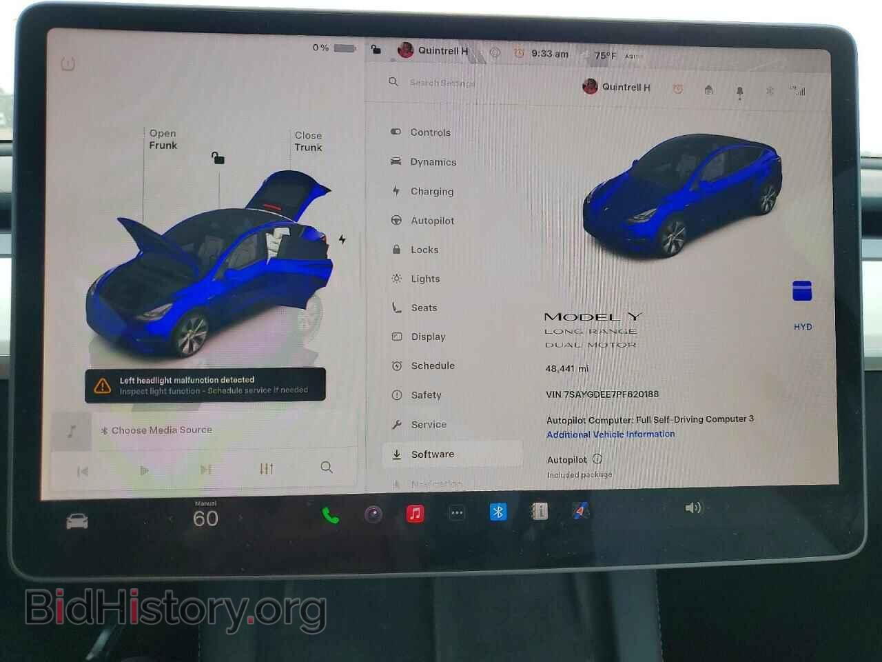 2023 TESLA MODEL Y - VIN: 7SAYGDEE7PF620188 - Фото 9